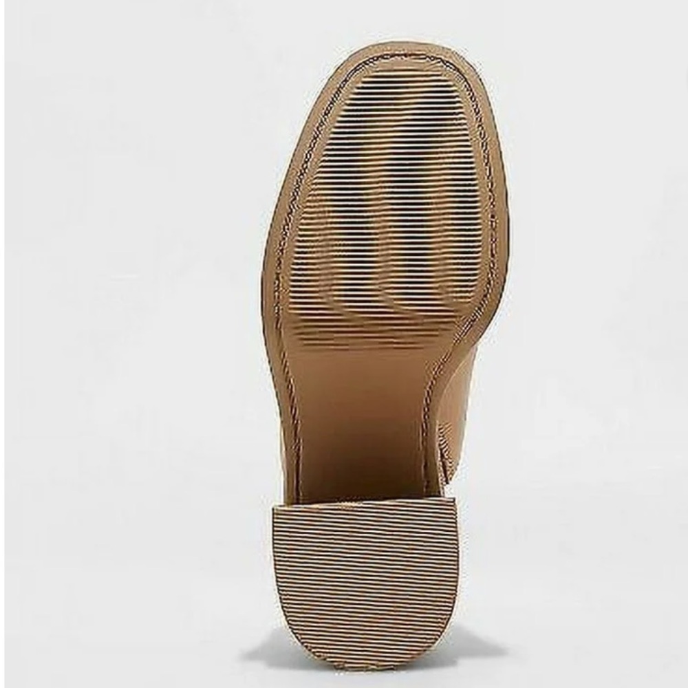 Universal Thread Tess Camel Chunky Heel Platform Mules Women's Sizes 8 And 9 Nwt — image 3 of 4